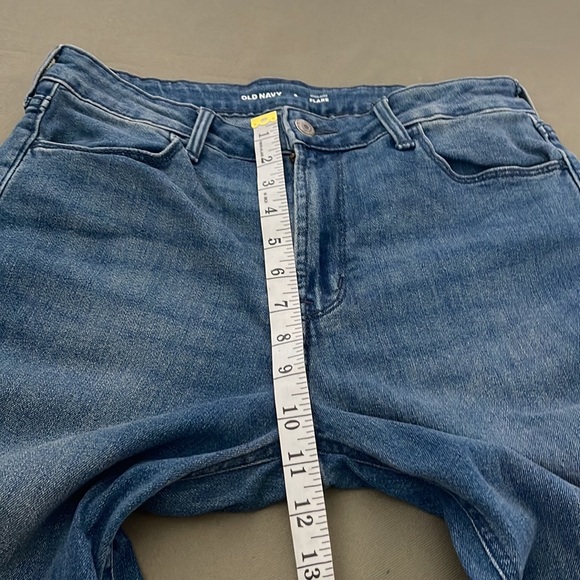 OLD navy HIGH-RISE Flare Legs size 8” Womens JEANS - Picture 10 of 12